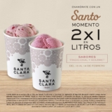 2×1 en litros de helado en Santa Clara del 10 al 14 de febrero por San Valentín