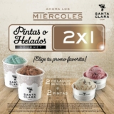 2×1 en pintas o helados gourmet en Santa Clara los miércoles