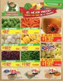 Ofertas Bodega Aurrera en frutas y verduras del 19 al 25 de agosto: uva, papaya y platano con descuento