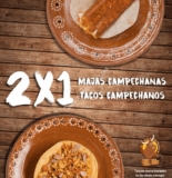 2X1 en majas campechanas y tacos campechanos en Tacos Don Manolito Insurgentes los fines de semana
