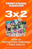 Promoción Temporada Naranja 2019: 3×2 en protección femenina del 29 de julio al 4 de agosto