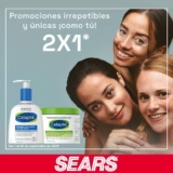 En Sears 2×1 en productos Cetaphil