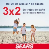 3×2 en trajes de baño en Sears hasta el 7 de agosto