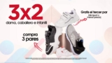 3×2 en zapatos en Sears hasta el 30 de agosto