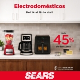 En Sears hasta 45% de descuento en electrodomésticos
