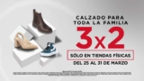 En Sears 3×2 en calzado para toda la familia hasta el 31 de marzo