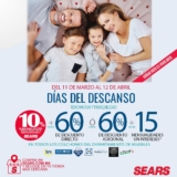 Días del Descanso Sears: Hasta 60% de descuento en colchones