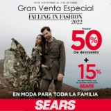 Sears Venta Especial Falling in Fashion 2022: hasta 50% de descuento + 15% adicional + msi