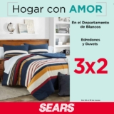 3×2 en edredones y duvets en Sears