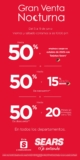 Venta Nocturna Sears del 5 al 9 de junio 2025