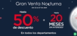 Gran Venta Nocturna Sears: Hasta 50% de descuento y hasta 20 msi