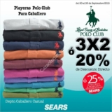 3×2 en playeras para caballero Polo Club para caballero en Sears