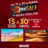 Ofertas Sears Pre Hot Sale 2020 del 11 al 21 de mayo