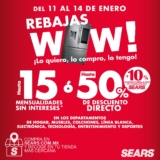 Sears Rebajas Wow 2021 de hasta 50% de descuento en electrónica y hogar