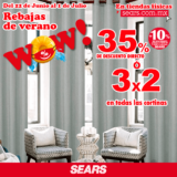 Rebajas de Verano Sears: 3×2 en todas las cortinas