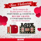 Compra $2,999 en perfumería y cosméticos en Sears y llévate un portarretratos de regalo