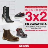 En Sears 3×2 en zapatería para toda la familia esta semana