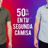 Segunda camisa a mitad de precio en tiendas Hang Ten
