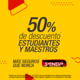 Promoción Grupo Senda: 50% de descuento en boletos de autobús para estudiantes y maestros
