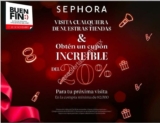 Promoción Sephora Buen Fin 2017: Cupón del 20% de descuento para tu próxima visita
