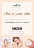 Facial Gratis en Sephora Oasis Coyoacán cortesía de Nuxe del 18 al 21 de julio