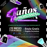 Sephora Aniversario 4 Años Sephorizando: hasta 50% de descuento + 12 msi + regalos + envío gratis