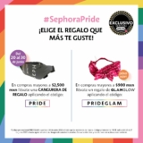 Promo Sephora Pride: cangurera Gratis en compras de $2,500