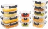 Set de 12 recipientes contenedores herméticos para almacenar alimentos bajan de precio + 3 meses sin intereses