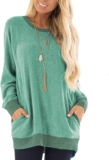 Oferta flash en sweater de manga larga para mujer baja a su menor precio