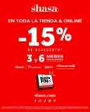 Shasa Buen Fin 2021: 15% de descuento + 6 msi