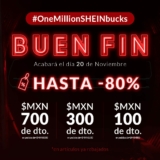 Shein Buen Fin 2020: hasta 80% de descuento + hasta $700 adicional