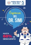 Folleto cuponera Dr. Simi de hasta 60% de descuento en análisis clínicos