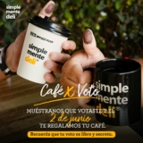Promoción Café x Voto Simplementedeli: Café de cortesía si muestras que votaste