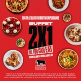 2×1 en buffet Sirloin Stockade de lunes a viernes todo el día (sucursales participantes)