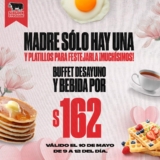 En Sirloin Stockade Buffet Desayuno y bebida por $162 hoy 10 de mayo