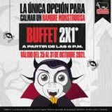 2×1 en buffet en Sirloin Stockade comprando 2 bebidas después de las 6:00 PM (sucursales participantes)