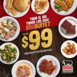 Promoción Sirloin Stockade El Rosario: Buffet a sólo $99 todo el día todos los días