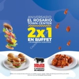 Promoción Aniversario El Rosario Town Center: 2×1 en buffet en Sirloin Stockade hoy y mañana