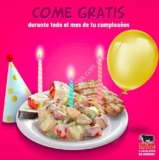 Promoción de cumpleaños Sirloin Stockade: come Gratis todo el mes de tu cumpleaños