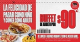 Cupón Sirloin Stockade: buffet de adulto a precio de niño
