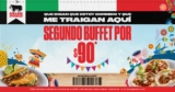 Cupón Sirloin Stockade Mes Patrio de segundo buffet por $90