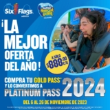 Six Flags Buen Fin 2023: Platinum Pass 2024 a precio especial