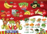 Ofertas S-Mart 3 días de frutas y verduras del 21 al 23 de noviembre