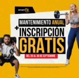 Promoción Smart Fit: Mantenimiento anual + inscripción gratis del 26 al 30 de septiembre