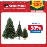 En Sodimac hasta 50% de descuento en árboles de navidad
