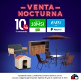 Venta Nocturna Sodimac: 10% de descuento en tienda en línea + hasta 18 msi sólo hoy