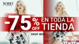 Rebajas finales Soho: Hasta 75% de descuento en toda la tienda