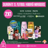2×1 en productos seleccionados en Del Sol y Woolworth