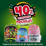 40% de descuento en mochilas en Del Sol y Woolworth