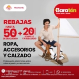 El Baratón 2026 Del Sol y Woolworth: Hasta 50% de descuento + 20% adicional a lo ya rebajado en ropa, accesorios y calzado